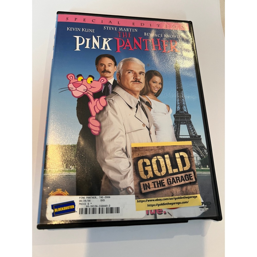 The Pink Panther DVD‎ 2006 Special Edition Steve Martin Beyonce Blockbuster Case